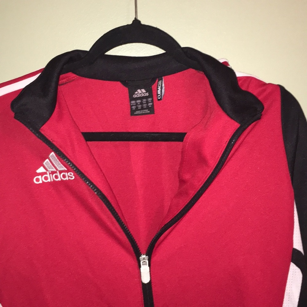 Red Adidas Jacket - Picture 2 of 5